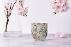 Wildflowers Seamless Book Cover Background, Floral Pattern Product Image 9