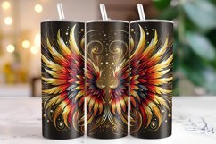 Feathers Tumbler Wrap | Sublimation | Tumblers Product Image 1