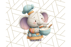 Cozy Safari Baking Animals PNG, Cute Jungle Kitchen Art Product Image 5