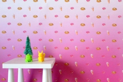 Dollhouse wallpaper donut nursery BJD doll prop download Product Image 9