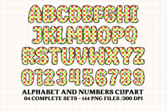 Halloween Alphabet png clipart, halloween letters doodle Product Image 3
