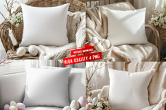 White Pillow Mockup,Mockup,Pillow Mockup Home Decor Designs Product Image 1