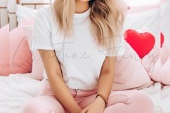 Valentine&#039;s Day Bella Canvas 3001 T-Shirt Mockup Bundle Product Image 4
