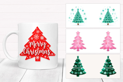 Christmas Mug Wrap Bundle. Christmas Mug Sublimation Product Image 11