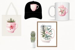 Pastel Mug Christmas Watercolor 38 Cliparts Ai Generated Art Product Image 9
