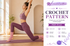 Crochet Yoga Socks Pattern PDF Product Image 2