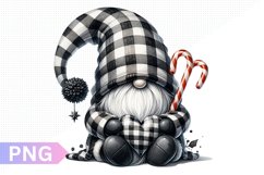 Christmas Gnome Sublimation Clipart PNG Product Image 1
