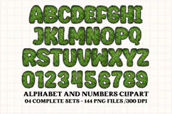 Christmas Alphabet png clipart, christmas letters doodle Product Image 3