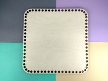 Basket base square shape 10 inch 25 cm laser cut file craft Product Image 9