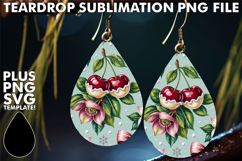 Fashionable Teardrop Earrings Art, Christmas Product Image 1