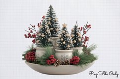 Christmas Tree Arrangement Decoration Clipart Bundle PNG Product Image 12