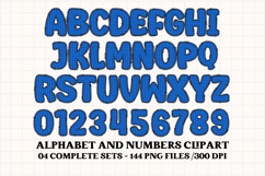 Superhero Alphabet png clipart, superhero letters doodle Product Image 3
