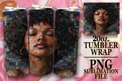 Radiant Black Woman Sublimation Product Image 1