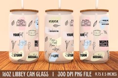 Mother's Day 16oz Can Glass Wrap, Mothers Day Can Glass Wrap Product Image 1