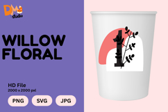 Willow Floral Monogram Product Image 1
