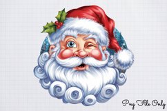 Retro Christmas Sublimation Clipart Bundle PNG Product Image 10