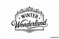 Winter Wonderland Svg | Christmas Svg | Svg Cut Files Product Image 1