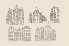 Architecture Procreate stamp brushes Product Image 8