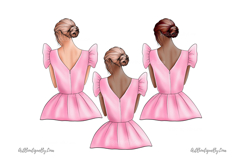 Mother Daughter Clipart: Product Image 8