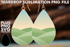 Luminous Teardrop Earrings Designs PNG, Spring Product Image 1