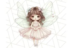 Pastel Fairies and Butterflies PNG, Spring Fantasy Clipart Product Image 5