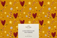 Christmas Patterns Santa Winter Print Digital Paper JPEG Product Image 9