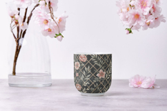 Charcoal Toile Digital Paper Pack, Vintage Floral Toile Product Image 9