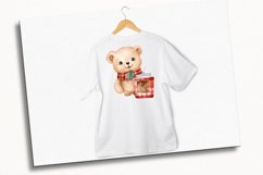 Cute Animals Christmas Watercolor 45 Cliparts Collection Product Image 9