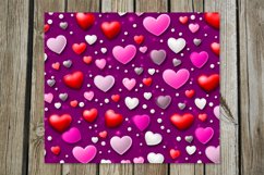 Valentine Inscription | 4 purple Skinny tumbler designs PL2 Product Image 5