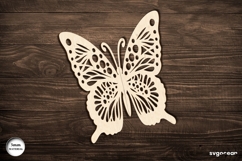 3D Butterfly Laser Cut | Glowforge | SVG Product Image 2