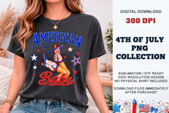 American Babe PNG | 4th of July Sublimation DTF Product Image 9