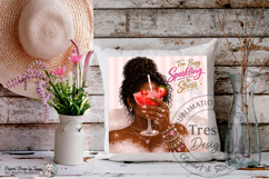 Too Busy Sparkling to Stress PNG Fashion Girl Design Product Image 7