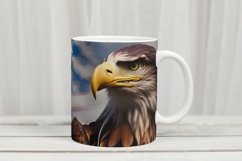 Mug Wrap PNG,Eagle, American Flag Sublimation Product Image 2