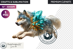 Crystalline Fauna Fantasy Animal PNG Clipart scrapbooking Product Image 1