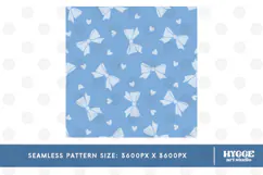 American 4th of July Patriotic Coquette Bow Seamless Pattern Product Image 2
