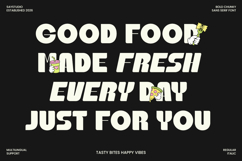 Sogra Bold Food Packaging Font Product Image 7