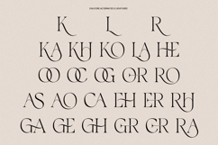 Galvore - Luxury Ligature Serif Font Product Image 9