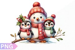 Snowman Clipart - Snowman sublimation PNG Design Product Image 1