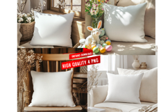 Pillow Mocku |Spring Pillow Mockup | Floral Cushion Mockup Product Image 1