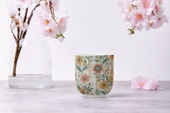 Retro Floral Seamless Pattern Bundle, Scandinavian Flower Product Image 9