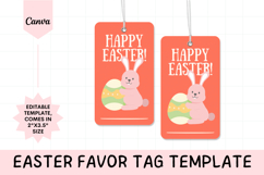 Editable Easter Hang Tag Canva Template - 3 Product Image 1