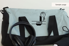 Basketball Monogram SVG Bundle 26 Letters Product Image 9