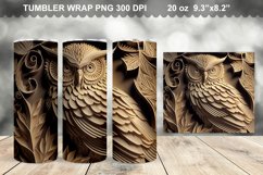 3D Owl Tumbler Sublimation Bundle - 3D Owl Tumbler Wrap Product Image 10