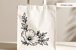 Poppies SVG Bundle | 10 Hand Drawn Floral Design Product Image 9