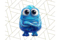 Slime Monster Clipart, Colorful Goo Graphics Png Product Image 5