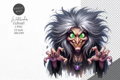 Halloween clipart, Witch clipart, Autumn clipart Product Image 1