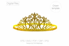 Crown svg Tiara svg Birthday tiara Princess svg Party hat Product Image 6