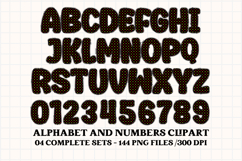 Happy Mouse Alphabet Clipart, happy mouse letters doodle Product Image 3