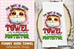 I&#039;m not a dish towel, I&#039;m a patterned protector PNG Product Image 1