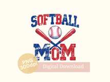 Softball Mom PNG Bundle, 7 Sublimation Designs Product Image 7